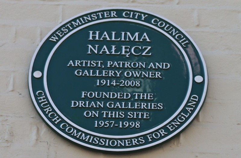 Polish painter Halima Nałęcz commemorated in London