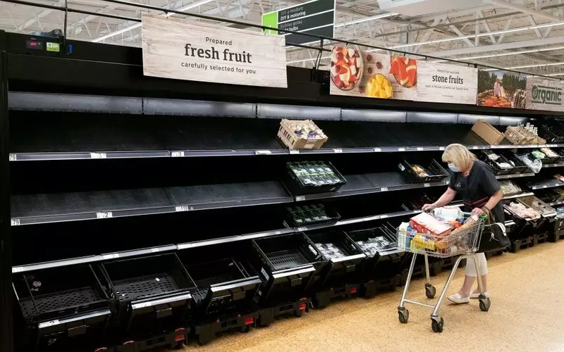 "Braki żywności w brytyjskich sklepach mogą stać się normą"