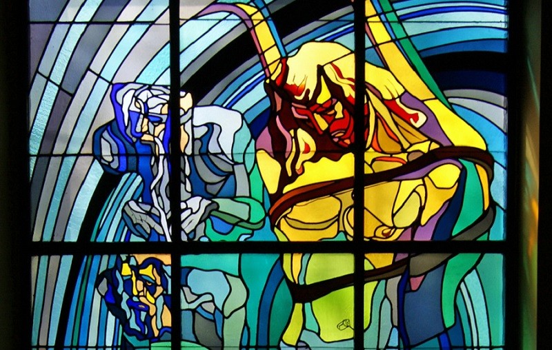 The stained glass window "Apollo. The Copernicus System" will go to London
