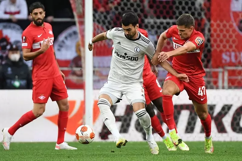 Football: Legia Warsaw wins in extra time with Spartak Moscow