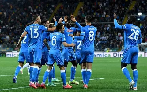 Serie A: Napoli continue perfect start at Udinese to move top of table