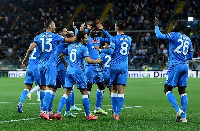 Serie A: Napoli continue perfect start at Udinese to move top of table