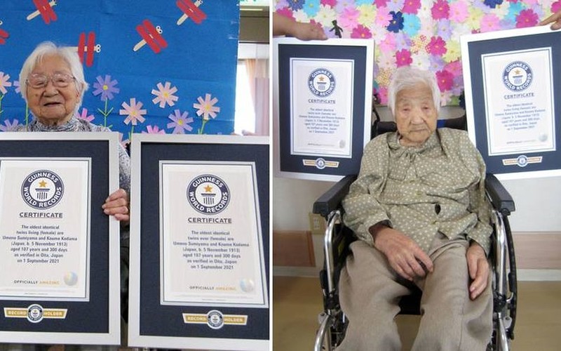 Japan: 107-year-old sisters recognized as the oldest twins in history