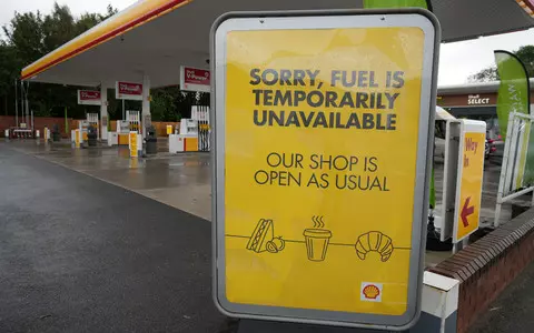 Shell warns that parts of the country are running out of fuel for certain types of fuel