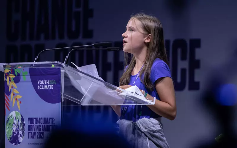 Greta Thunberg o ekologicznych hasłach Borisa Johnsona: "Bla bla bla"