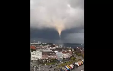 Several people were injured as a result of a tornado crossing over Kiel in northern Germany. 