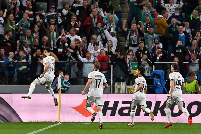 Leicester City beaten by Legia Warsaw in the Europa League