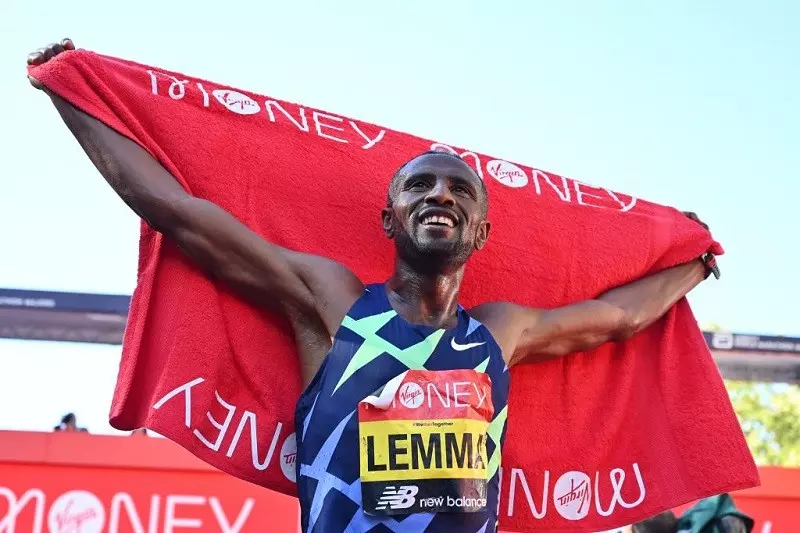 London Marathon 2021: Lemma wins men’s race, Jepkosgei takes women’s event