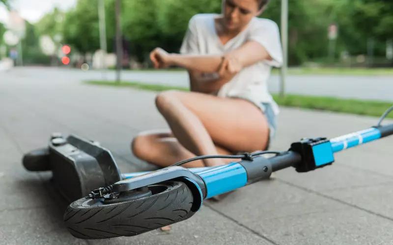 Nearly 60 pedestrians injured by e-scooters in a year