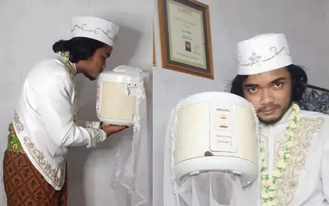 Indonesian man marries rice cooker, divorces it days later