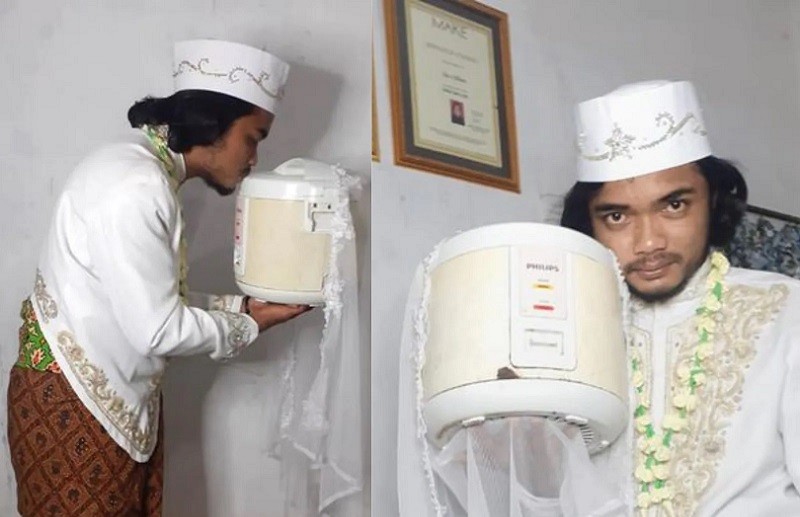 Indonesian man marries rice cooker, divorces it days later