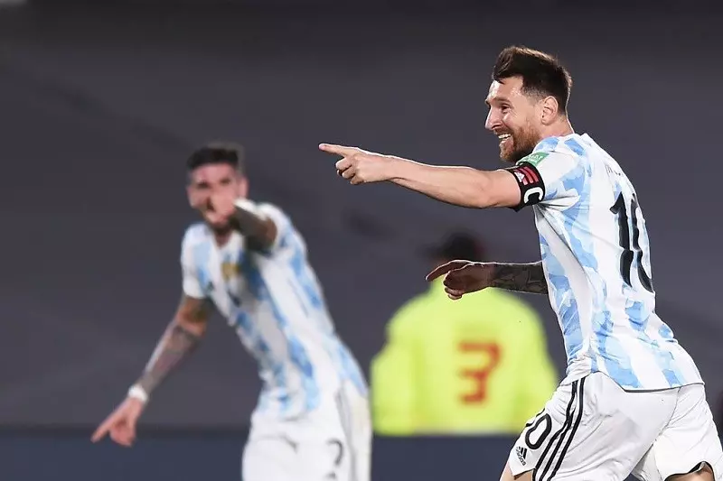 Messi's Argentina thrash Uruguay, Brazil lose 100% qualifying record