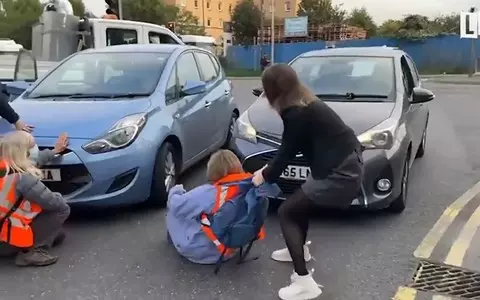 England: Polish woman reacted with rage to activists blocking streets