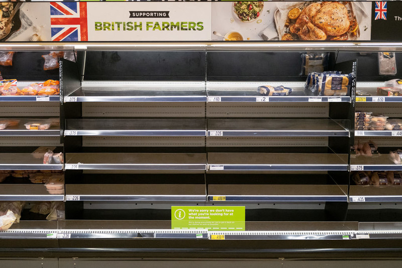 One in five Londoners ‘unable to access essential foods for two weeks’ amid shortages