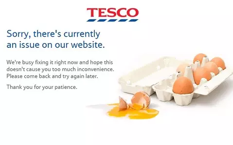 Tesco website and app down after ‘interference by hackers’