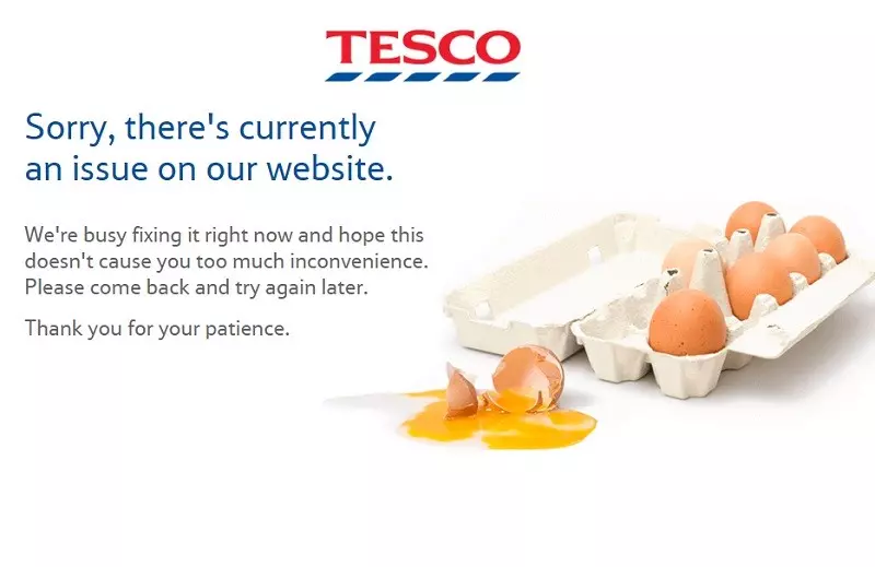 Tesco website and app down after ‘interference by hackers’