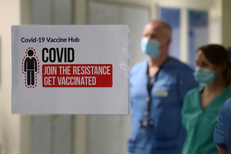 Javid ‘leaning towards’ mandatory Covid-19 vaccination for NHS staff