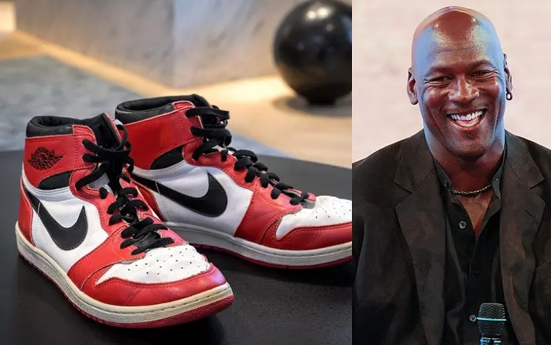 A pair of game-worn Michael Jordan sneakers just sold for $1.47