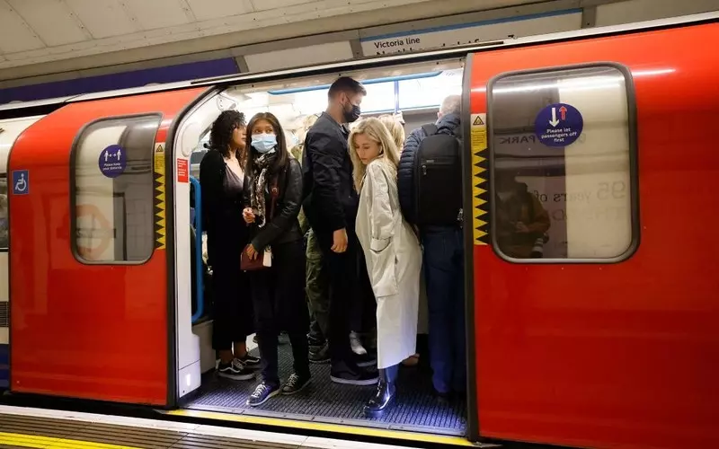 A new campaign on the London Underground. It highlights sexual harassment