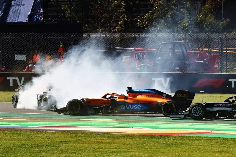 Ricciardo: "Nie czuję się winny za kolizję z Bottasem"