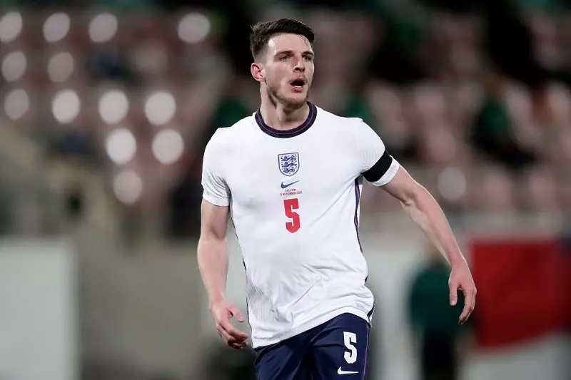 Declan Rice withdraws from England squad through illness