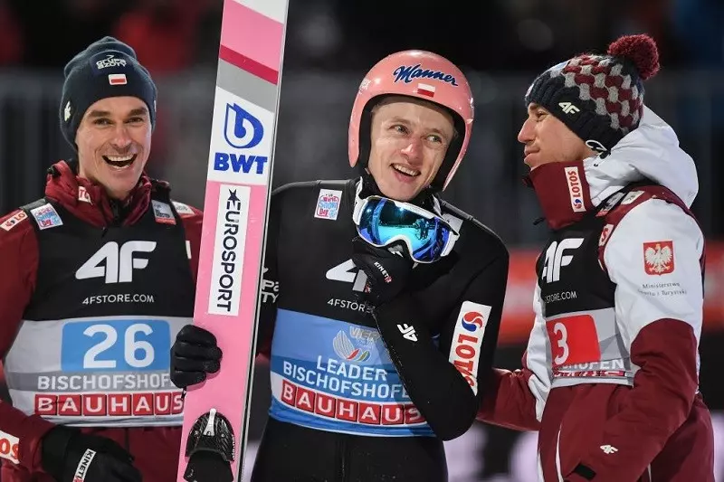 Polish squad for the inauguration of the Ski Jumping World Cup