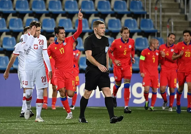 Media in Andorra: "The Scottish referee distorted the result of the match with Poland"