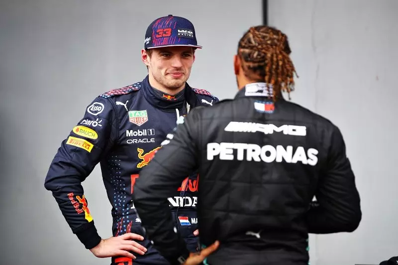 Sao Paulo GP: Max Verstappen fined for illegally touching Lewis Hamilton's car