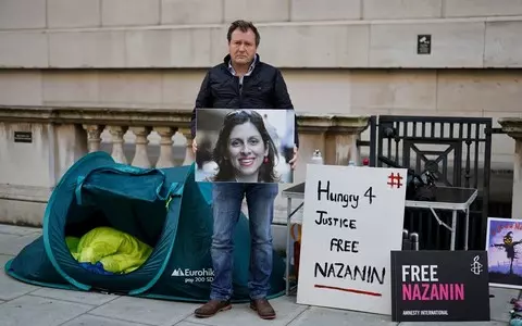 The husband of Zaghari-Ratcliffe, detained in Iran, ended the hunger strike after 21 days