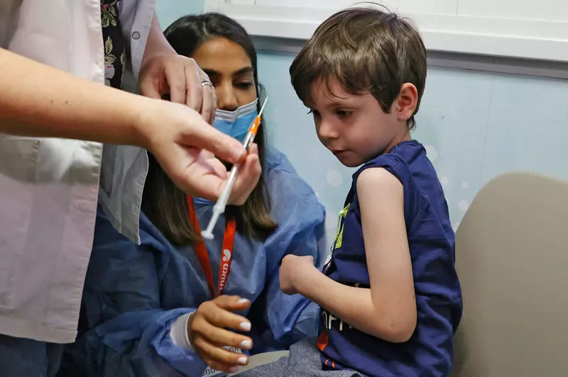 Israel began vaccinating children aged 5-11 against Covid-19