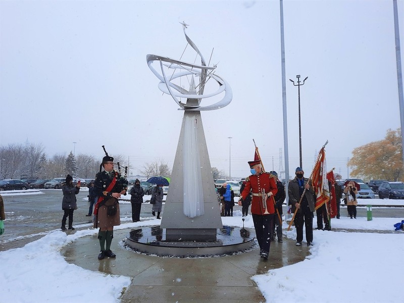 Canada: Unveiling of a memorial to Polish RAF pilots