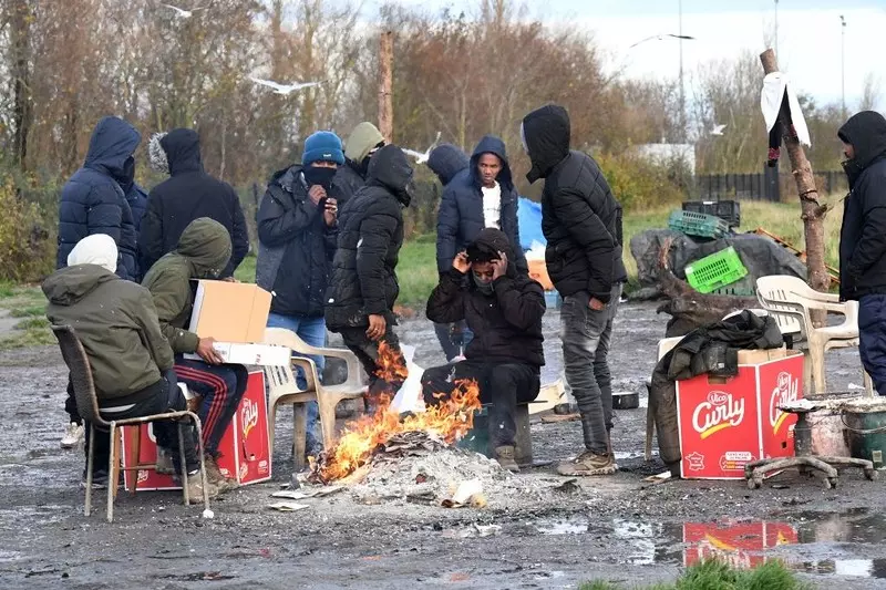 France: Police evict migrants from an English Channel camp