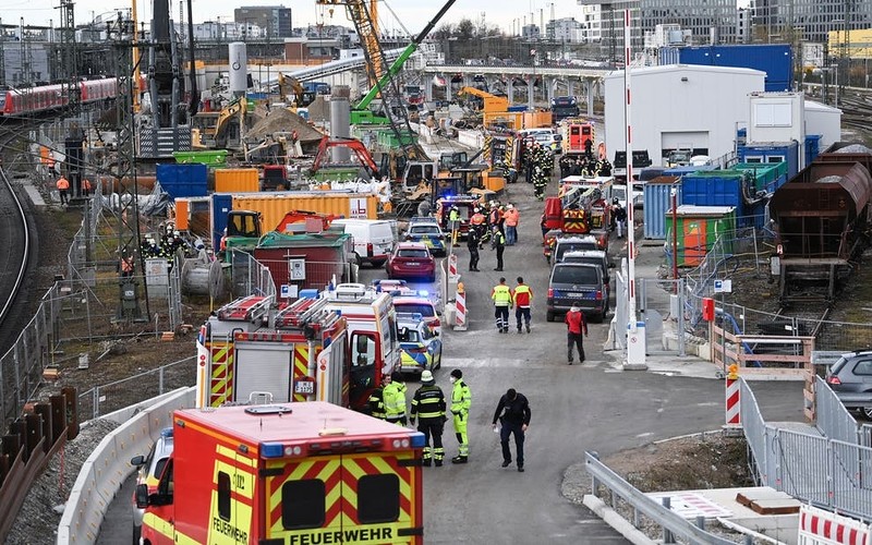 Germany: Unexpected explosion at the Munich railway station construction site