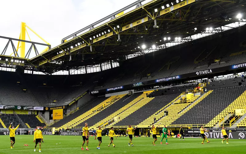 Tickets for Saturday's game between Borussia and Bayern were canceled