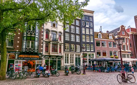 An 'inverted' supermarket has been created in Amsterdam, where you can bring in products rather than