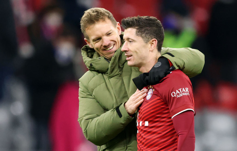 Nagelsmann: Lewandowski nie wygląda na sfrustrowanego