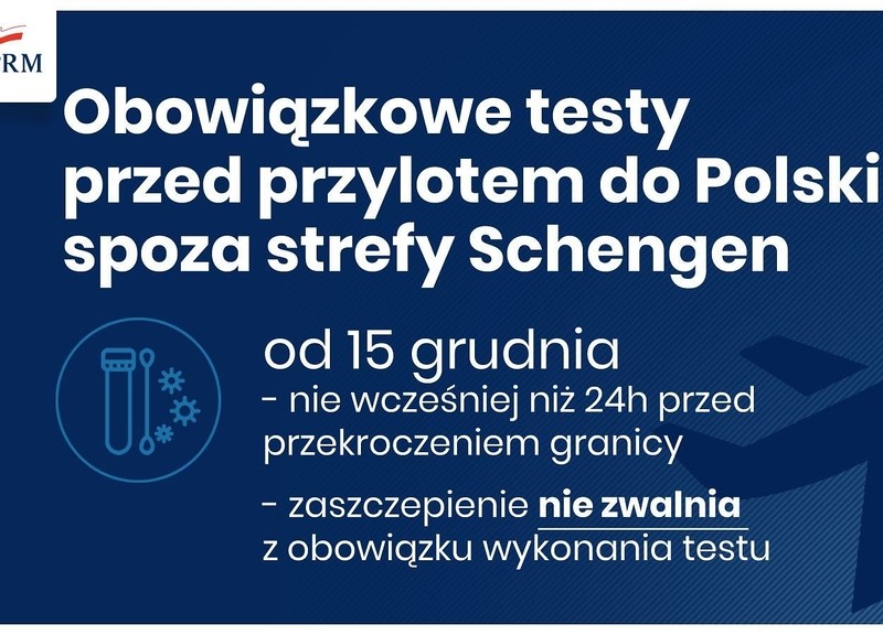 Od 15 grudnia zmiana zasad wjazdu do Polski z UK. Testy muszą robić wszyscy