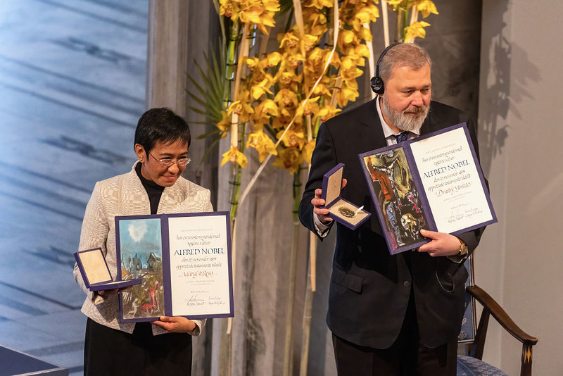 Nobel Peace Prize winners receive diplomas and gold medals in Oslo