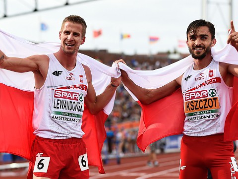 Kszczot mistrzem Europy w biegu na 800 m, srebrny Lewandowski