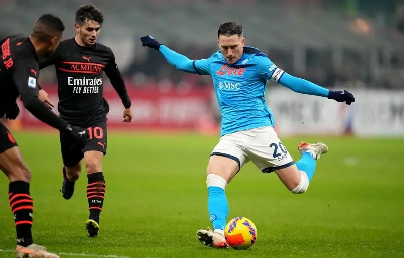 Liga włoska: Wygrana Napoli z Milanem, asysta Zielińskiego