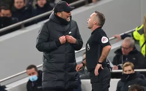 English Premier League: Klopp angry at referee after Liverpool draw