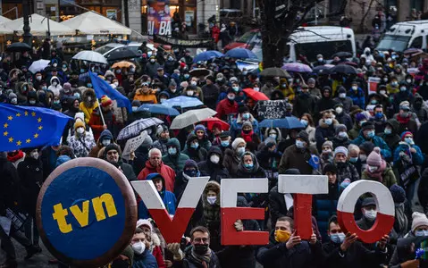 Warsaw: Protests against the media law. "We want a veto!"