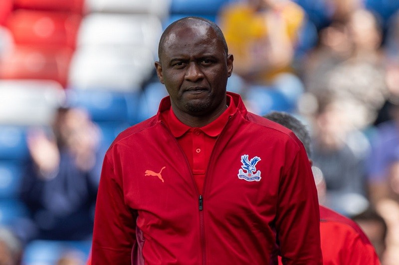 Crystal Palace boss Patrick Vieira tests positive for Covid ahead of Tottenham clash