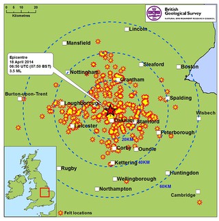 Brytyjczycy zaniepokojeni kolejnymi trzęsieniami ziemi w Anglii