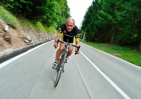 Tour de Pologne" Czeslaw Lang gave the bike for Pope Francis