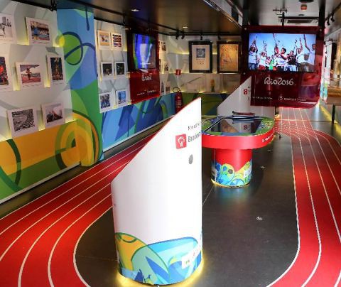 Mobilne muzeum olimpijskie podróżuje przez Brazylię