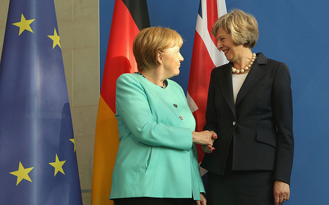 Theresa May Meets Angela Merkel Ahead Of Formal Brexit Talks