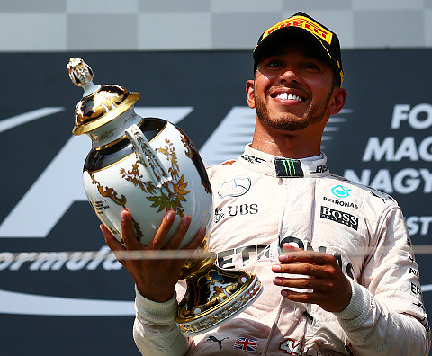 Lewis Hamilton wins Hungarian Grand Prix in one-two finish with Nico Rosberg