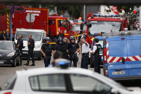 France church attack: Priest killed in hostage-taking near Rouen