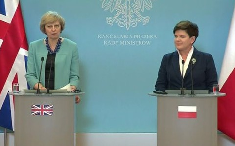 Brytyjska premier: "Będę chciała zagwarantować prawa polskich obywateli, gdy opuścimy UE" 